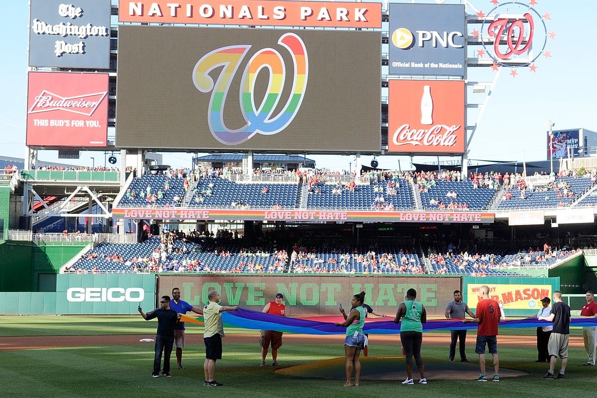 Nationals Support LGBT Night Out