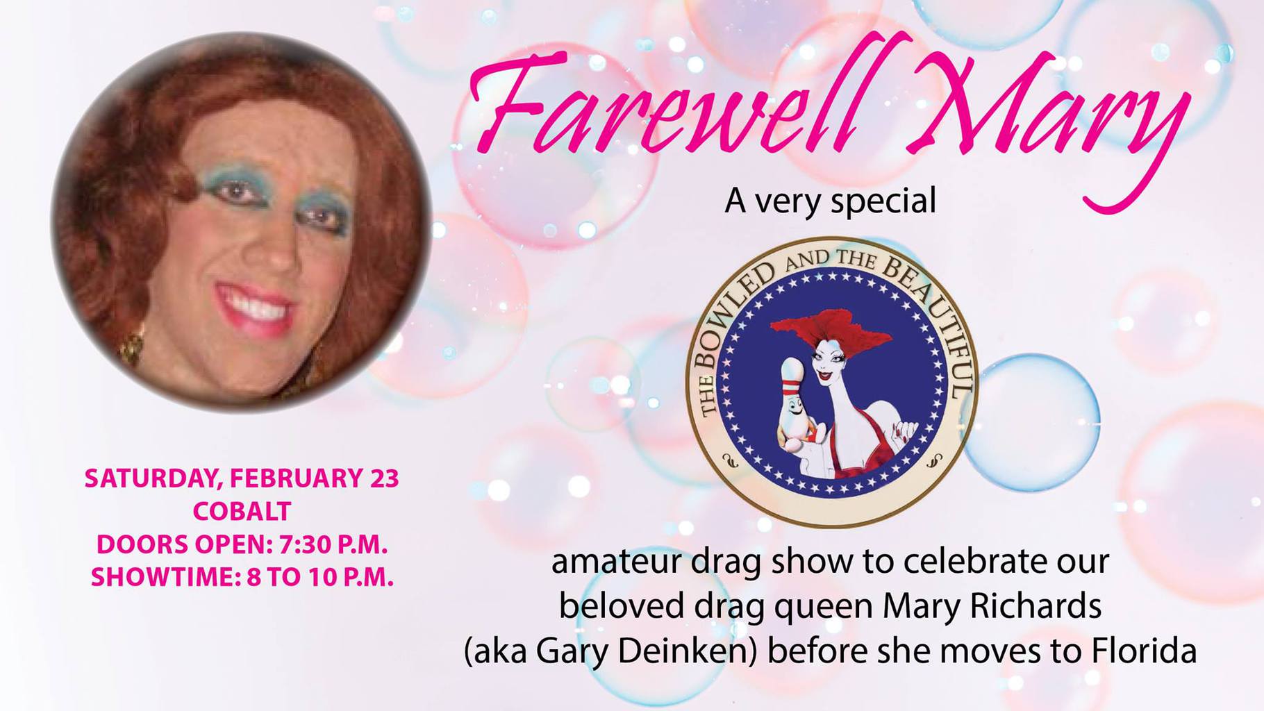 Farewell Mary: A special Bowled & the Beautiful drag show