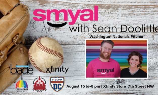 Ally and baseball pro Sean Doolittle wears Pride on his cleats