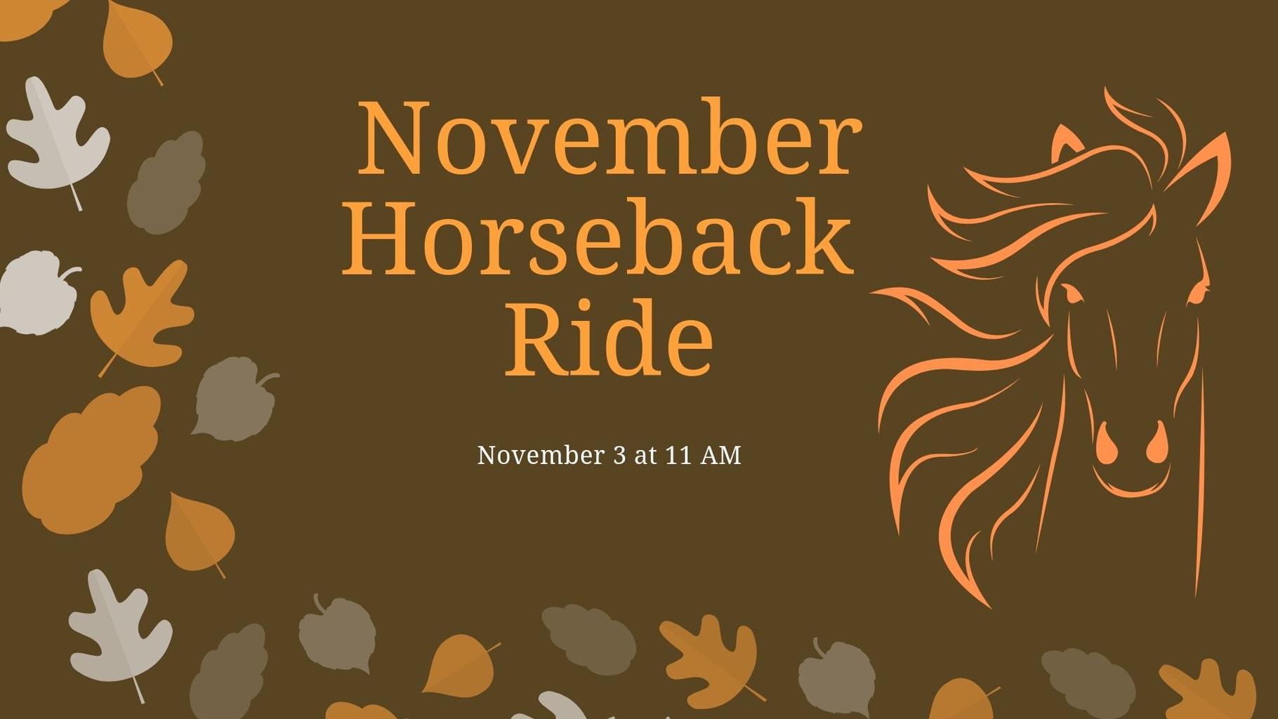 ASGRA: November Horseback Ride