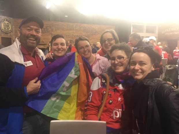 Pride Night OUT at the Capitals