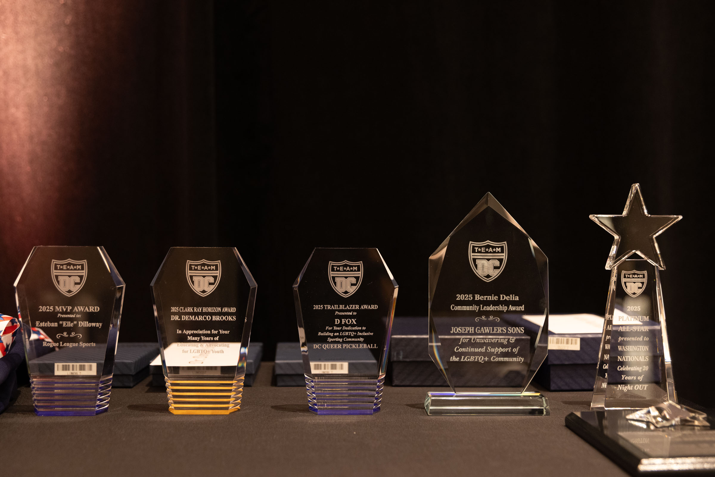 Photo of awards