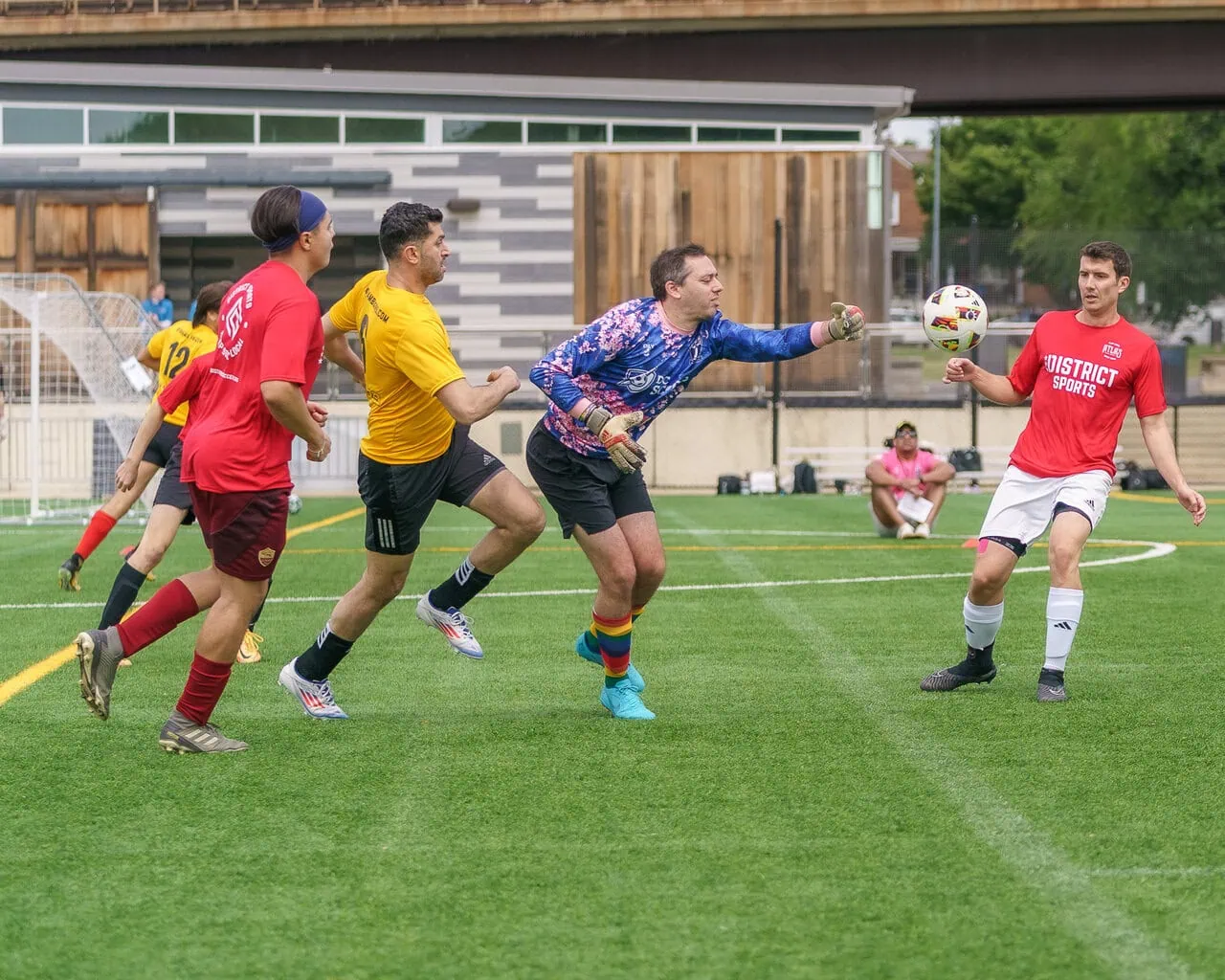 Soccer Game during Capital Cup at the Fields at RFK